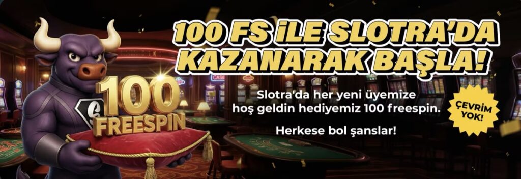 slotra 100 freespin